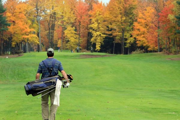 autumn golf course