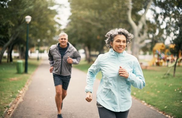 couple jogging